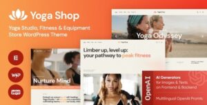Cửa hàng Yoga - Chủ đề WordPress của Yoga Studio