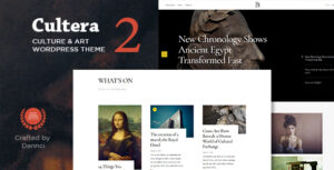 Cultera - Chủ đề WordPress về nghệ thuật & văn hóa