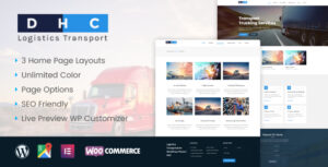 DHC | Chủ đề WordPress Vận tải Hậu cần