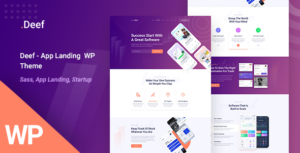 Dedef - Chủ đề WordPress đích cho ứng dụng