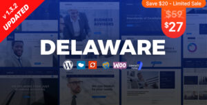 Delaware - Chủ đề WordPress Tư vấn và Tài chính