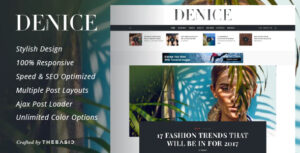Denice - Một chủ đề blog WordPress đáp ứng
