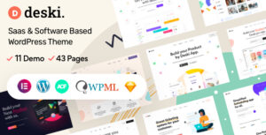 Deski - Chủ đề WordPress trang đích Phần mềm & Saas hiện đại