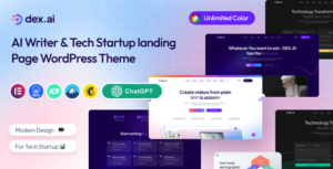 Dexai - Nhà văn AI & Chủ đề WordPress khởi nghiệp công nghệ