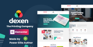 Dexen - Chủ đề WordPress của Công ty In ấn