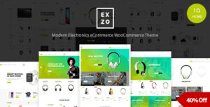 Điện tử Thương mại điện tử WordPress Chủ đề Woocommerce - Exzo
