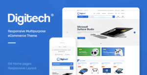 Digitech - Chủ đề công nghệ cho WooC Commerce WordPress