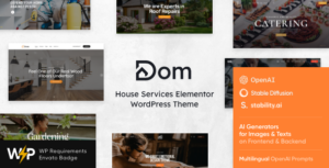 Dom - Chủ đề WordPress của House Services Elementor
