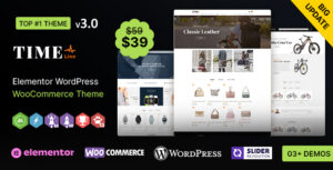 Dòng thời gian - Chủ đề WooC Commerce đa năng