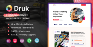 Druk - Dịch vụ in ấn Theme WordPress