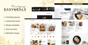 EasyMeals - Chủ đề WordPress cho blog ẩm thực