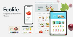 Ecolife - Chủ đề WordPress WooC Commerce hữu cơ