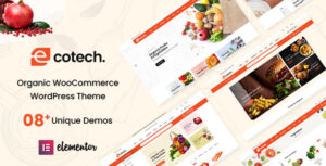 Ecotech - Chủ đề WooC Commerce hữu cơ, thực phẩm, đa năng (Được hỗ trợ RTL)