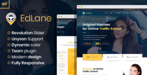 EdLane - Chủ đề WordPress của trường dạy lái xe