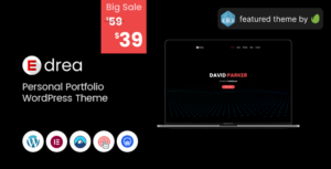 Edrea - Chủ đề WordPress danh mục đầu tư cá nhân