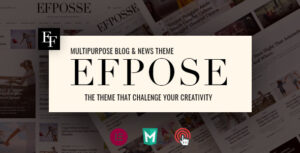 Efpose – Chủ đề báo và blog đa năng