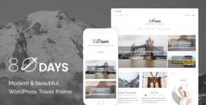 EightyDays - Một chủ đề WordPress dành cho blog du lịch