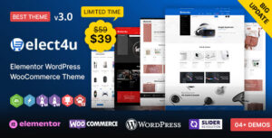 Elect4u WP - Chủ đề đáp ứng WooC Commerce đa năng