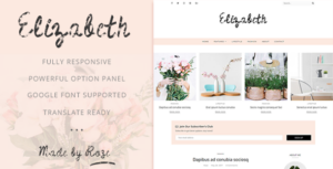 Elizabeth - Một chủ đề blog WordPress đáp ứng