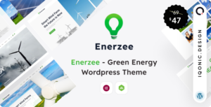 Enerzee - Chủ đề WordPress về năng lượng tái tạo