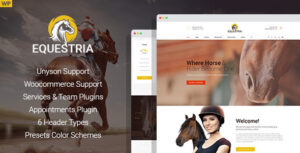 Equestria - Chủ đề WordPress của Câu lạc bộ cưỡi ngựa