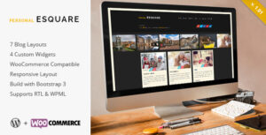 Esquare - Chủ đề blog WordPress đáp ứng