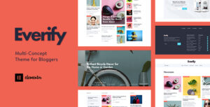 Everify - Chủ đề WordPress đa khái niệm dành cho người viết blog