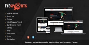 Eye Sports - Lịch thi đấu Chủ đề WordPress