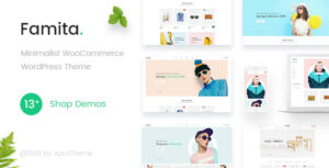 Famita - Chủ đề WordPress WooC Commerce tối giản