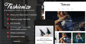Fashionize - Chủ đề blog WordPress đáp ứng