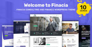 Finacia - Chủ đề WordPress Tài chính & Kinh doanh