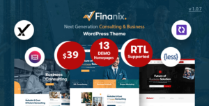 Finanix - Chủ đề WordPress dành cho doanh nghiệp