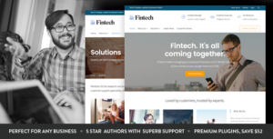 Fintech - Chủ đề WordPress khởi nghiệp