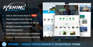 Fishing Store For WordPress Theme