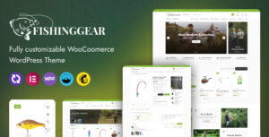 FishingGear - Phụ kiện câu cá Chủ đề WooC Commerce