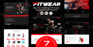 Fitwear - Chủ đề WordPress về phòng tập thể dục, thể hình