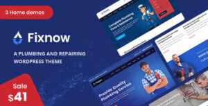 Fixnow - Một chủ đề WordPress hoàn hảo về hệ thống nước