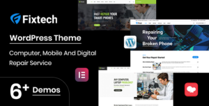 Fixtech - Dịch vụ sửa chữa máy tính và di động WordPress Theme