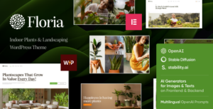 Floria — Chủ đề WordPress làm vườn & cảnh quan