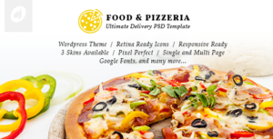 Food & Pizzeria - Chủ đề WordPress giao hàng tối ưu