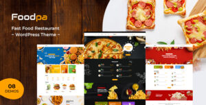 Foodpa – Chủ đề WordPress nhà hàng thức ăn nhanh WooC Commerce