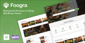 Foogra - Chủ đề WordPress Danh mục & Danh sách Nhà hàng