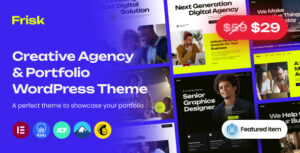 Frisk - Chủ đề WordPress cho Cơ quan Sáng tạo & Danh mục đầu tư