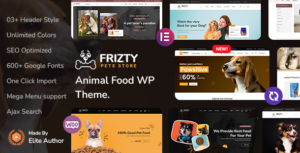 Frizty - Chủ đề WooC Commerce của Pet Shop + RTL