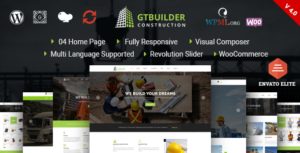 GTBuilder - Chủ đề WordPress Xây dựng & Xây dựng