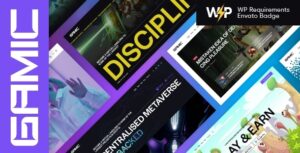 Gamic - Chủ đề WordPress về trò chơi Metaverse & trò chơi tiền điện tử