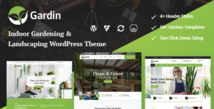 Gardin - Chủ đề WordPress làm vườn trong nhà