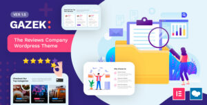 Gazek - Đánh giá của khách hàng về chủ đề WordPress