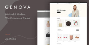 Genova - Chủ đề WordPress WooC Commerce tối giản AJAX