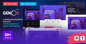 Genox - Chủ đề WordPress sáng tạo Gutenberg